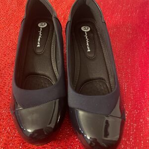 Ortho+Rest Navy Loafer Dress Shoe Women 8